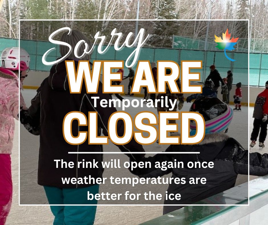 Rink is CLOSED today!